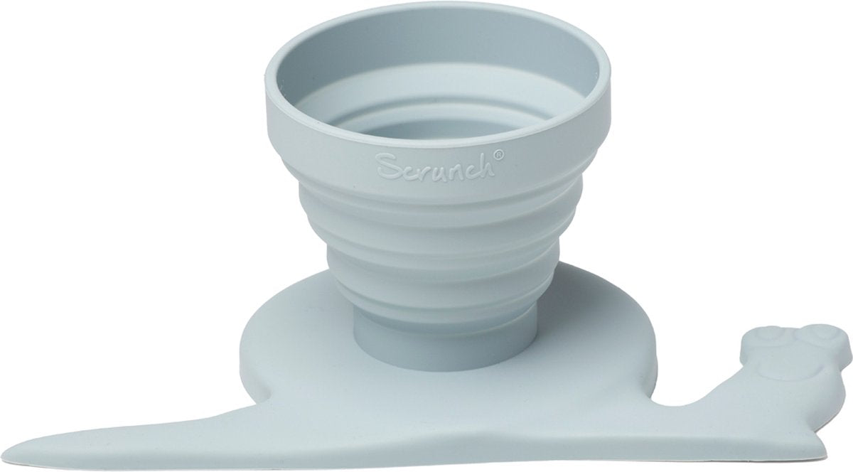 Scrunch Regenwasserzähler – blau – faltbar – recycelbar