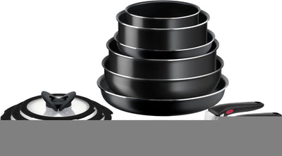 Tefal Ingenio Easy Cook Clean - Pfannenset - 13-teilig - nicht für Induktion geeignet - stapelbar - abnehmbarer Griff