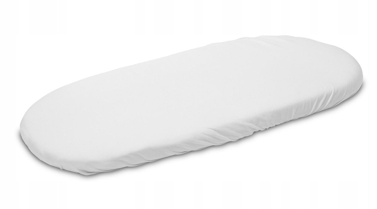 Sans Marque Sensillo Jersey-Wiegeblatt weiß 35 x 75 cm – passend