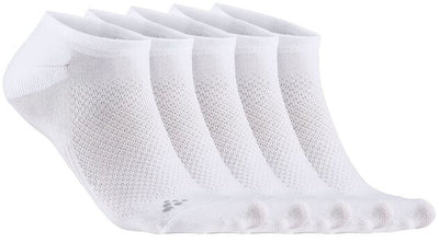 Craft Active Footies 5er-Pack Unisex-Sportsocken – Weiß