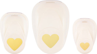 Vaessen creative • Figurenstanzer-Set Herzen 3-tlg.