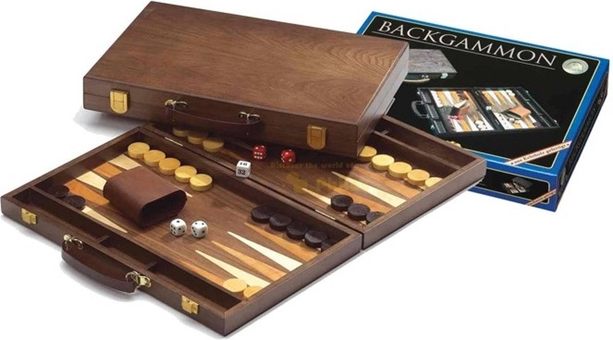 Philos Backgammon-Koffer – Syros Medium