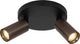Lucide Ritmo - Deckenstrahler (Deckenleuchte) - ø 15 cm - 2xGU10 (MR11) - Kaffee