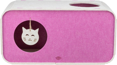 Trixie Spielbox Merle quadratisch Filz sandrosa