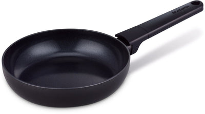 Brabantia Vanta Bratpfanne – ø 20 cm – 100 % PFAS-frei – Keramik-Antihaftbeschichtung mit Titan verstärkt – Induktionsbratpfanne – Schwarz
