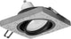 Quadratischer Einbaustrahler Orno Halisi – Strahler in Betonoptik – gerichtete Lichtquelle – GU10 MR16