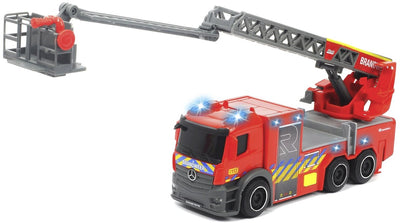 Dickie Toys – Spielzeugfahrzeug – Belgisches Feuerwehrauto – Leiter – Licht und Ton