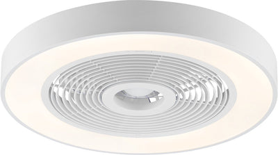 Brilliant Catania - Deckenventilator - LED 40W - CCT - 2700K-6500K - dimmbar - ICRGB - Nachtlicht - Timer - Fernbedienung - Weiß