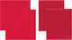 Ddddd 2x Geschirrtuch + 2x Küchentuch Logo - rot