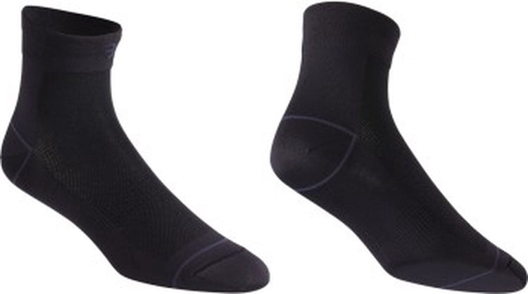 Bbb Cycling Radsocken Schwarz – 2 Paar – Länge: 10 cm – Strapazierfähige Radsocken Sommer – Größe 44 47 – Radsocken Herren und Damen – combifeet bso-06