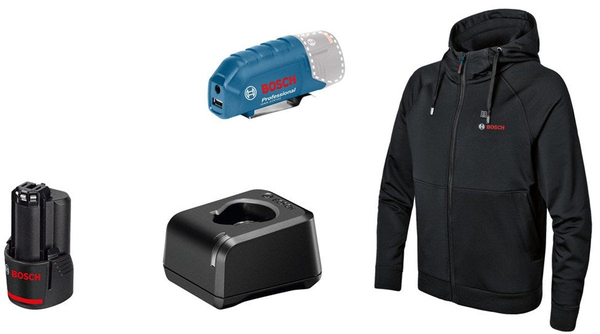 Bosch ghh 12+18v xa l kit beheizter Kapuzenpullover im Karton – 06188000gd