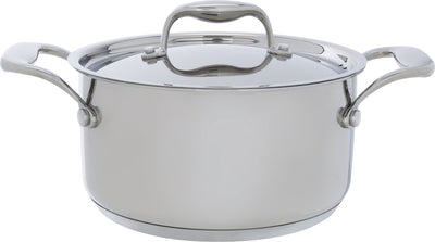 Gemütliche, trendige, klassische Kochpfanne – Edelstahl – ø 24 cm – 5 l43