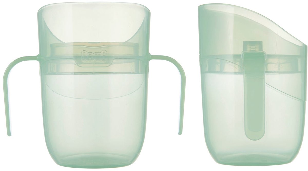 Difrax Lovi Genius Übungsbecher – 130 ml 150 ml – grün – 2 Stück