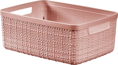 Curver Jute Storage Basket S 5L Rose Morgendämmerung
