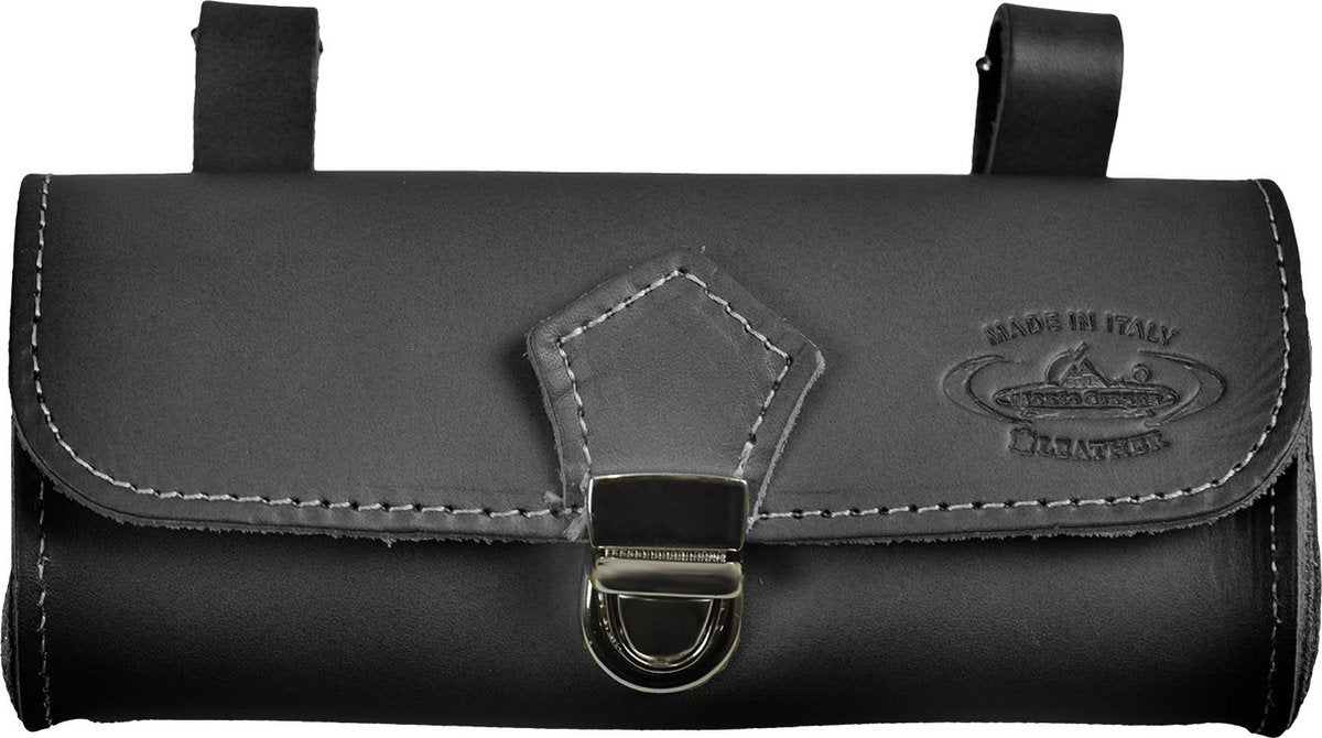 Selle Monte Grappa Satteltasche Leder schwarz