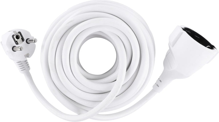 Q-Link-Verlängerungskabel – geerdet – h05vv-f – 3 x 1,5 mm² – weiß – 10 m