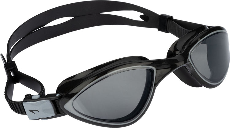 Avento Schwimmbrille Flex - gebogene Weitsicht - schwarz - verstellbar