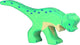 Holztiger Dinosaurier - Pachycephalosaurus - 15x2x8cm - Holzfigur - handgefertigt