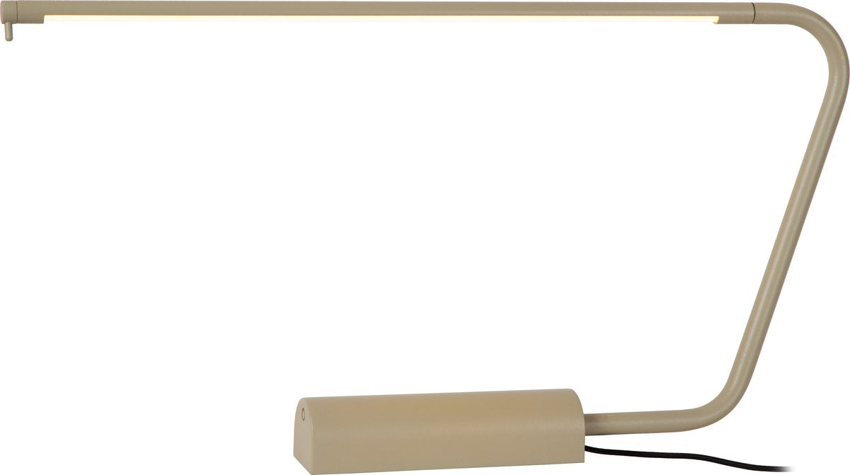 Lucide Madison – Schreibtischlampe – LED dimmbar – 1x6,5 W 2700 K – Taupe