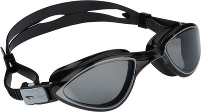 Avento Schwimmbrille Flex - gebogene Weitsicht - schwarz - verstellbar