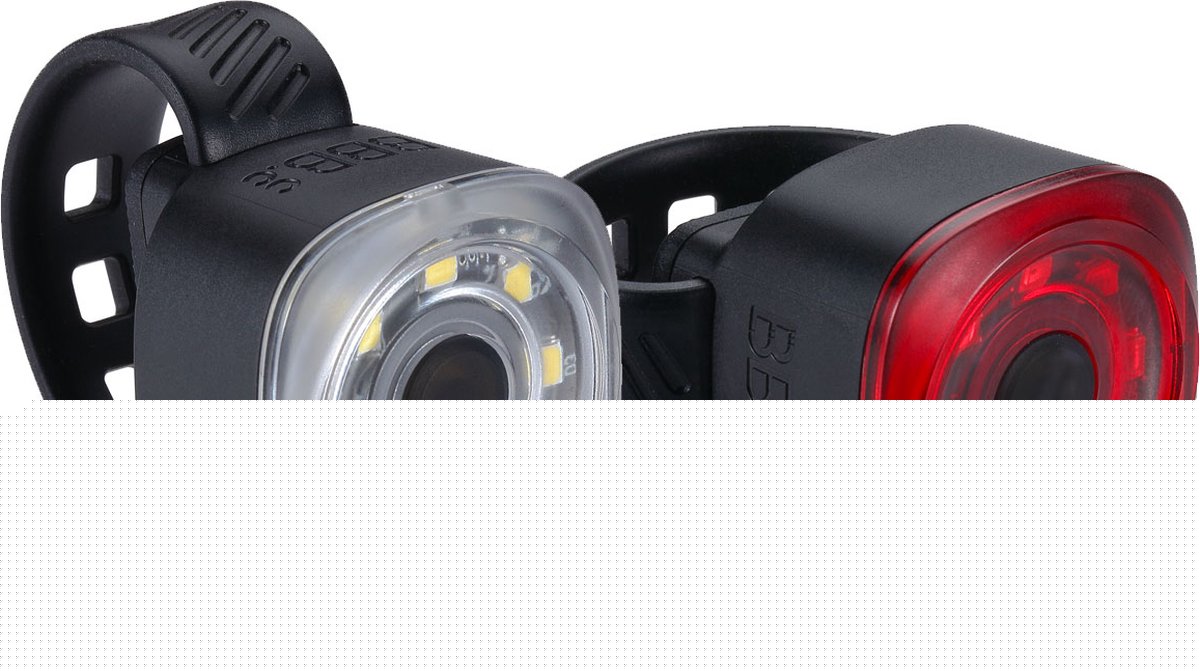 Bbb Cycling Spirit Mini Lampe Fahrradbeleuchtungsset – Fahrradbeleuchtung USB wiederaufladbar – 30 Lumen Frontlicht 12 Lumen Rücklicht – wasserdicht – lange Akkulaufzeit – BLS-227