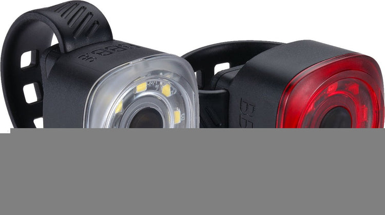 Bbb Cycling Spirit Mini Lampe Fahrradbeleuchtungsset – Fahrradbeleuchtung USB wiederaufladbar – 30 Lumen Frontlicht 12 Lumen Rücklicht – wasserdicht – lange Akkulaufzeit – BLS-227