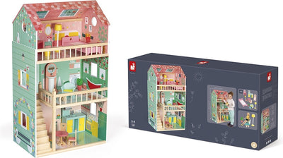 Janod – Puppenhaus aus Holz – Happy Day Puppenhaus
