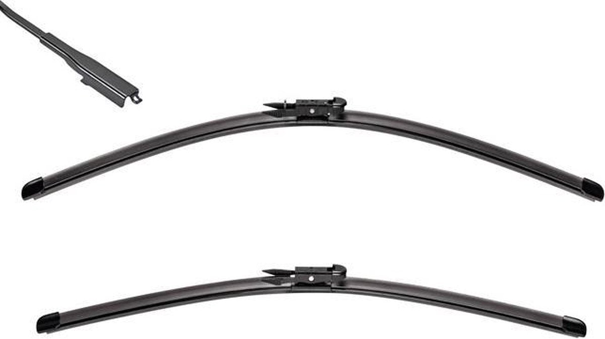 Valeo Silencio Flatblade-Set – 480+600 mm – mit Spoiler – 574470