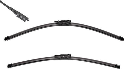 Valeo Silencio Flatblade-Set – 480+600 mm – mit Spoiler – 574470