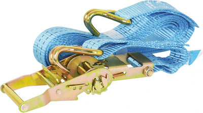Carpoint Ratschenspanngurt mit Haken 38 mm 5 Meter 1000 kg blau