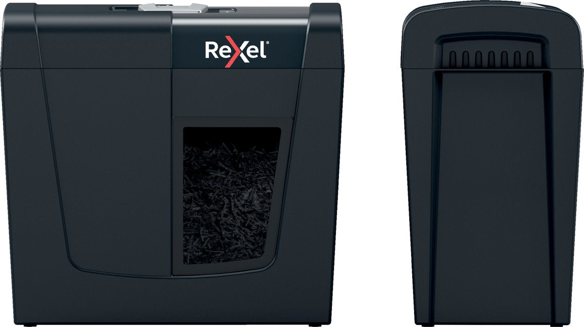 Rexel Secure X6 Aktenvernichter – P4 vernichtet – bis zu 6 Blatt – 10 l – Schwarz