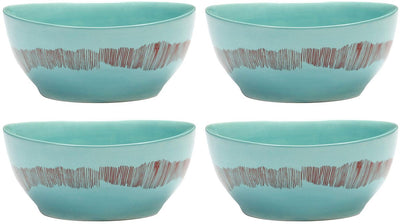 Serax - Ottolenghi Festmahl - Schüssel S - Azurblau Rot - 16 ø - 4 Stück