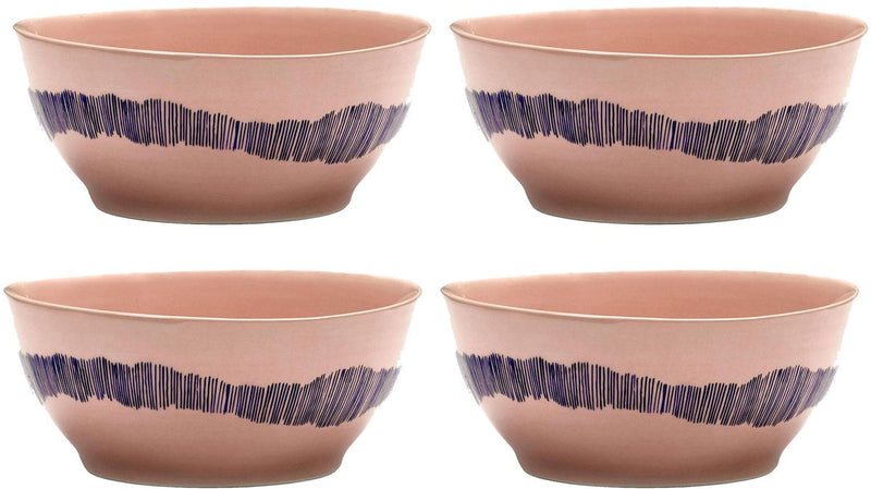 Serax - Ottolenghi Festmahl - Schüssel S - Rosa Blau - 16 ø - 4 Stück