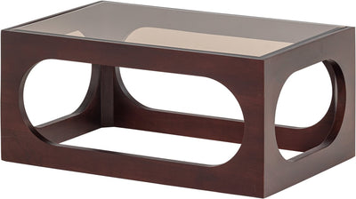 Woood Trax Couchtisch – Akazienholz – braun – 35 x 77 x 50