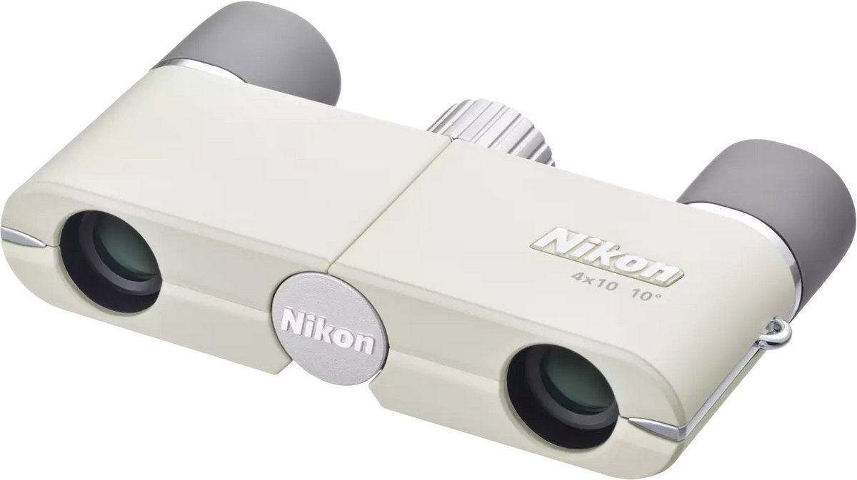 Nikon 4x10 Kompaktfernglas – Farbe Elfenbeinweiß