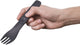 Human Gear – Gobites Duo Click – wiederverwendbar – leicht – Besteck – Grau – Campingbesteck