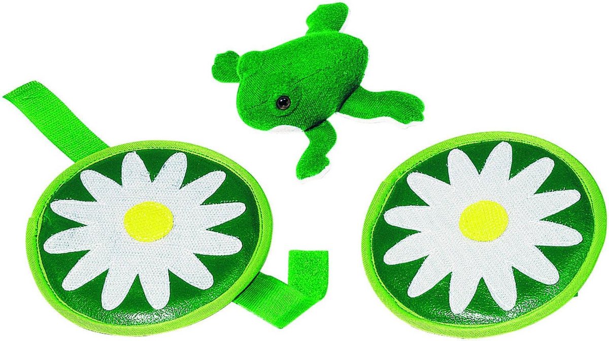Goki Frog Catch-Throw-Spiel mit Klettverschluss