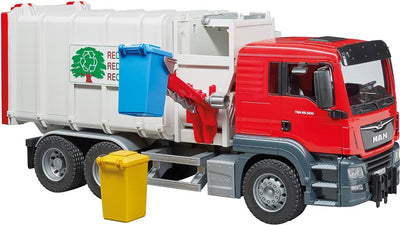 BRUDER MAN TGS Müllwagen Seitenlader