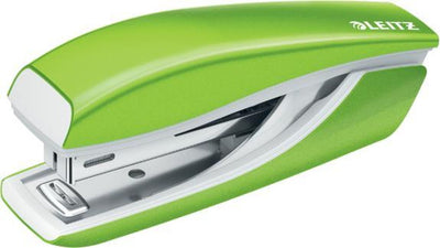 Leitz Wow Mini-Hefter – 10 Blatt Kapazität – inklusive Heftklammern – für Büro- und Heimarbeit – ideal für das Heimbüro – grün