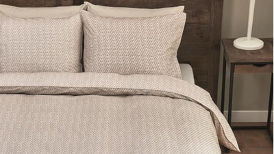 Riviera maison rivièra maison – Bettbezug aus Bambus – Einzelbetten – 240 x 200 220 cm – Sand