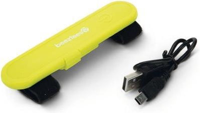 Beeztees Safety Gear Sicherheitslichtleiste + USB – Gelb – 12 cm