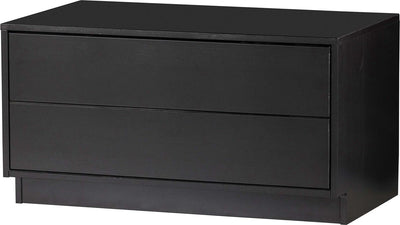 Woood Finca TV-Schrank – Kiefer – Schwarz – 40 x 75 x 40