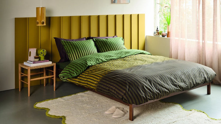 Bettwäschehaus Jonah Bettbezug – Einzelbett – 140 x 200 220 cm – grün