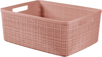 Curver Jute Storage Basket M 12l Rose Morgendämmerung
