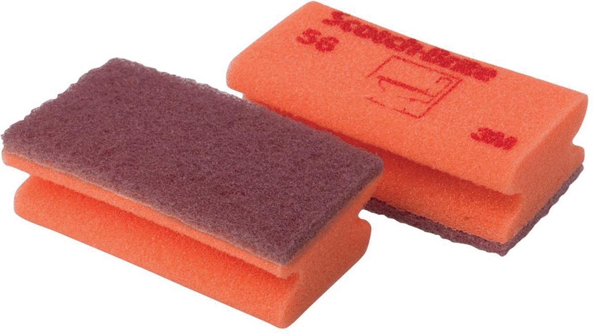 Scotch-Brite Scheuerschwamm Scotch-Brite Delicate 70x133mm rot