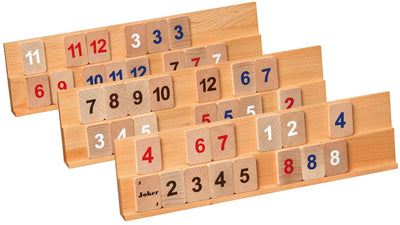 Philos Rommé Holzkassette – Brettspiel ab 6 Jahren – 36x20cm