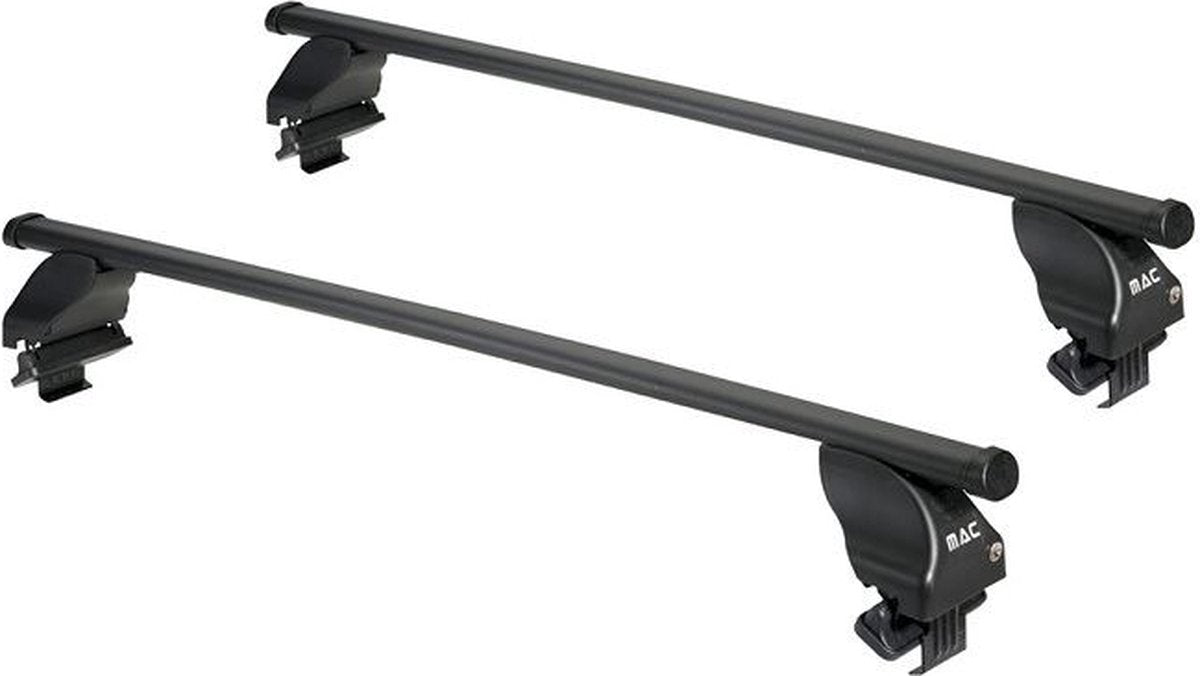 Twinny Load Dachträger-Set S25 – Dachträger aus Stahl – fertig konfektioniert – abschließbar – TÜV-GS-geprüft – maximale Tragkraft 50 kg