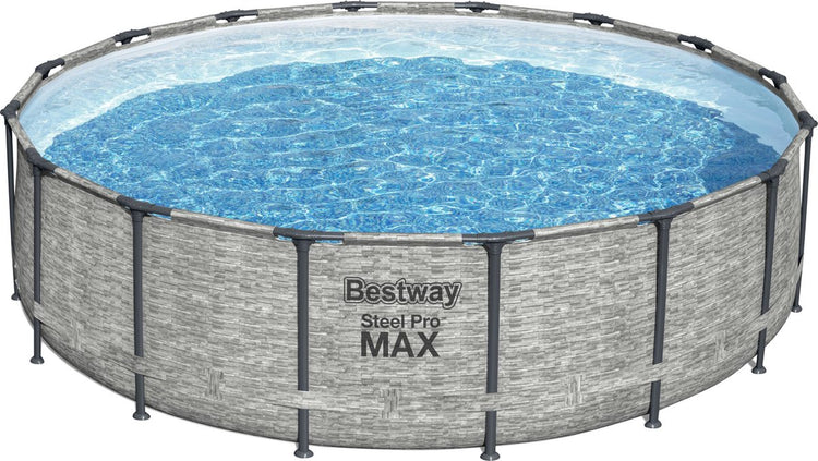 Bestway – Schwimmbad – Strom – Stahl – rund – 488 x 122 – cm