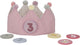 Little Dutch - Geburtstagskrone aus Stoff mit Zahlen - rosa