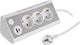Q-Link-Steckdosenleiste – 3-fach – geerdet – USB A C – mit Lampe – 3 x 1,5 mm² – 1,5 m – weiß